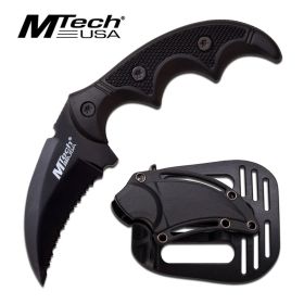 Tactical Karambit - Fixed Curved Blade -by MTech USA