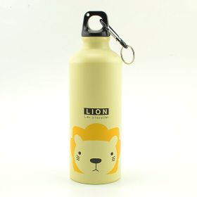 Stainless Steel Sports Kettle For Children (Option: Aluminum lion-500ml)