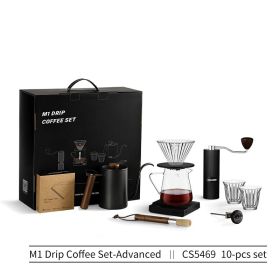 Bomber Hand Brewed Coffee Pot Set Gift Box (Option: 10pcs Set)