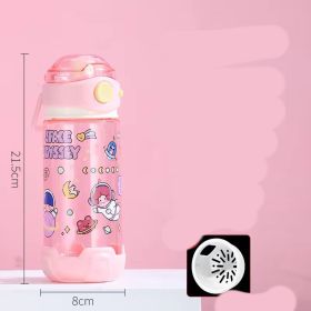 Cute And Portable Drop Proof Water Cup For Children And Students (Option: Pink-Style5615)