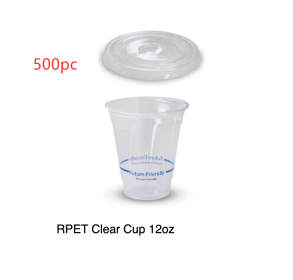 Milk Tea Coffee Cold Drink Plastic Cup (Option: 12oz-Flat cover-500PCS)