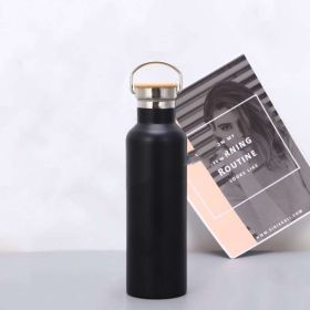 304 Stainless Steel Insulated Cup Sports Car Outdoor (Option: Black-750ML)