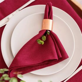 Cloth Mat Kitchen Photography Props (Option: Wild berry red-45x45cm)