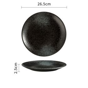 Japanese Western Style Steak Home Plate (Option: Black Jane-10inches)