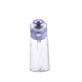 Air Fruit Fragrance Water Bottle Scent Water Cup Sports (Option: Purple-500ML)