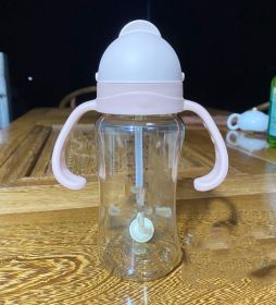 Baby PPSU Straw Cup Children's Drinking Bottle Household Straight Drink (Option: Chestnut Powder 270ml)