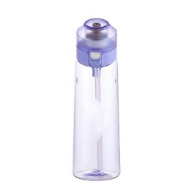 Air Fruit Fragrance Water Bottle Scent Water Cup Sports (Option: Purple-650ml)