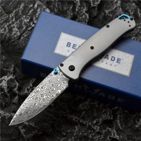 Carbon Fiber Stainless Steel Folding Knife (Color: Dark Grey)