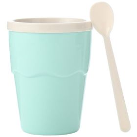 DIY Slush And Shake Maker Milk Shake Ice Cup (Color: Green)