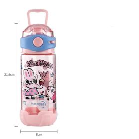 Cute And Portable Drop Proof Water Cup For Children And Students (Option: Pink-Style5232)