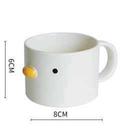 Chicken Ceramic Mug Coffee Mug Pet Bowl Food Saucer (Option: Chicken coffee mug)