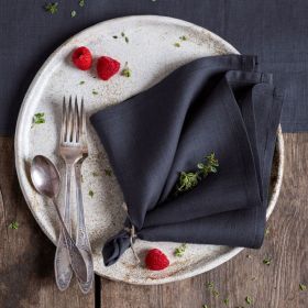 Cloth Mat Kitchen Photography Props (Option: Dark German Grey-32x44cm)